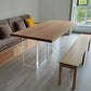 Rectangle Solid Wood Brown Tone Dining Table Simplicity Double Pedestal Table for Dining Room Clearhalo ' dining_table' 'Dining Tables & Seating' 'Dining Tables' 'furn' 'furn_dining_table' 'Furniture' 'furniture_dining_table' 'Kitchen & Dining Furniture' 'kitchen&dining_furn' 'kitchen' 'kitchen_dining_table' 3600699