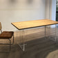 Rectangle Solid Wood Brown Tone Dining Table Simplicity Double Pedestal Table for Dining Room Clearhalo ' dining_table' 'Dining Tables & Seating' 'Dining Tables' 'furn' 'furn_dining_table' 'Furniture' 'furniture_dining_table' 'Kitchen & Dining Furniture' 'kitchen&dining_furn' 'kitchen' 'kitchen_dining_table' 3600701