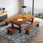 Minimalist Solid Wood Brown Dining Table Kitchen Rectangle Dining Table for Kitchen Clearhalo ' dining_table' 'Dining Tables & Seating' 'Dining Tables' 'furn' 'furn_dining_table' 'Furniture' 'furniture_dining_table' 'Kitchen & Dining Furniture' 'kitchen&dining_furn' 'kitchen' 'kitchen_dining_table' 3600728