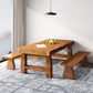 Minimalist Solid Wood Brown Dining Table Kitchen Rectangle Dining Table for Kitchen Clearhalo ' dining_table' 'Dining Tables & Seating' 'Dining Tables' 'furn' 'furn_dining_table' 'Furniture' 'furniture_dining_table' 'Kitchen & Dining Furniture' 'kitchen&dining_furn' 'kitchen' 'kitchen_dining_table' 3600730