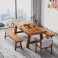 Minimalist Solid Wood Brown Dining Table Kitchen Rectangle Dining Table for Kitchen Clearhalo ' dining_table' 'Dining Tables & Seating' 'Dining Tables' 'furn' 'furn_dining_table' 'Furniture' 'furniture_dining_table' 'Kitchen & Dining Furniture' 'kitchen&dining_furn' 'kitchen' 'kitchen_dining_table' 3600741