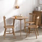 Round Tripod Base Dining Site Table Contemporary Dinette Table with Solid Wood Clearhalo ' dining_table' 'Dining Tables & Seating' 'Dining Tables' 'furn' 'furn_dining_table' 'Furniture' 'furniture_dining_table' 'Kitchen & Dining Furniture' 'kitchen&dining_furn' 'kitchen' 'kitchen_dining_table' 3600757