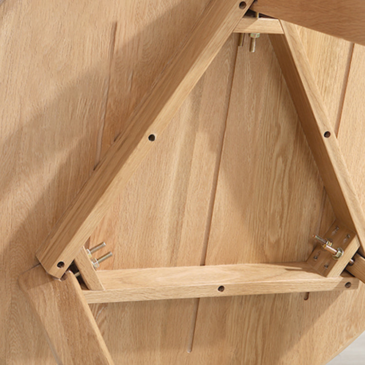 Round Tripod Base Dining Site Table Contemporary Dinette Table with Solid Wood Clearhalo ' dining_table' 'Dining Tables & Seating' 'Dining Tables' 'furn' 'furn_dining_table' 'Furniture' 'furniture_dining_table' 'Kitchen & Dining Furniture' 'kitchen&dining_furn' 'kitchen' 'kitchen_dining_table' 3600759