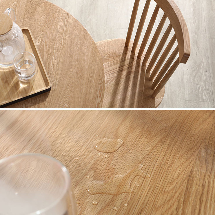 Round Tripod Base Dining Site Table Contemporary Dinette Table with Solid Wood Clearhalo ' dining_table' 'Dining Tables & Seating' 'Dining Tables' 'furn' 'furn_dining_table' 'Furniture' 'furniture_dining_table' 'Kitchen & Dining Furniture' 'kitchen&dining_furn' 'kitchen' 'kitchen_dining_table' 3600761
