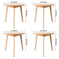 Round Tripod Base Dining Site Table Contemporary Dinette Table with Solid Wood Clearhalo ' dining_table' 'Dining Tables & Seating' 'Dining Tables' 'furn' 'furn_dining_table' 'Furniture' 'furniture_dining_table' 'Kitchen & Dining Furniture' 'kitchen&dining_furn' 'kitchen' 'kitchen_dining_table' 3600764