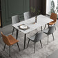 Modern Rectangle Dining Table Sintered Stone Dining Table with 4 Legs for Home Kitchen Dinner Clearhalo ' dining_table' 'Dining Tables & Seating' 'Dining Tables' 'furn' 'furn_dining_table' 'Furniture' 'furniture_dining_table' 'Kitchen & Dining Furniture' 'kitchen&dining_furn' 'kitchen' 'kitchen_dining_table' 3600771
