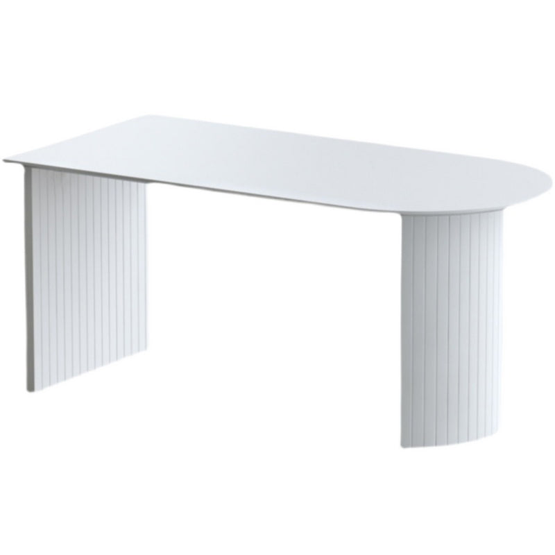 Modern Style Sintered Stone Dining Room Dinner Kitchen Table White Rectangle Table Clearhalo ' dining_table' 'Dining Tables & Seating' 'Dining Tables' 'furn' 'furn_dining_table' 'Furniture' 'furniture_dining_table' 'Kitchen & Dining Furniture' 'kitchen&dining_furn' 'kitchen' 'kitchen_dining_table' 3600789