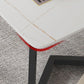 Modern Rectangle Dining Table Sintered Stone Dining Table with Double Pedestal Clearhalo ' dining_table' 'Dining Tables & Seating' 'Dining Tables' 'furn' 'furn_dining_table' 'Furniture' 'furniture_dining_table' 'Kitchen & Dining Furniture' 'kitchen&dining_furn' 'kitchen' 'kitchen_dining_table' 3600800
