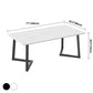 Modern Rectangle Dining Table Sintered Stone Dining Table with Double Pedestal Clearhalo ' dining_table' 'Dining Tables & Seating' 'Dining Tables' 'furn' 'furn_dining_table' 'Furniture' 'furniture_dining_table' 'Kitchen & Dining Furniture' 'kitchen&dining_furn' 'kitchen' 'kitchen_dining_table' 3600803