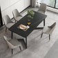 Modern Rectangle Dining Table Sintered Stone Dining Table with Double Pedestal Clearhalo ' dining_table' 'Dining Tables & Seating' 'Dining Tables' 'furn' 'furn_dining_table' 'Furniture' 'furniture_dining_table' 'Kitchen & Dining Furniture' 'kitchen&dining_furn' 'kitchen' 'kitchen_dining_table' 3600806