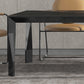 Modern Style Sintered Stone Dining Table Black Rectangle Kitchen Table with 4 Legs Clearhalo ' dining_table' 'Dining Tables & Seating' 'Dining Tables' 'furn' 'furn_dining_table' 'Furniture' 'furniture_dining_table' 'Kitchen & Dining Furniture' 'kitchen&dining_furn' 'kitchen' 'kitchen_dining_table' 3600822