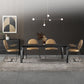 Modern Style Sintered Stone Dining Table Black Rectangle Kitchen Table with 4 Legs Clearhalo ' dining_table' 'Dining Tables & Seating' 'Dining Tables' 'furn' 'furn_dining_table' 'Furniture' 'furniture_dining_table' 'Kitchen & Dining Furniture' 'kitchen&dining_furn' 'kitchen' 'kitchen_dining_table' 3600825