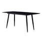Modern Rectangle Dining Table Sintered Stone Dining Table with 4 Black Legs for Home Kitchen Dinner Black Without Chairs Clearhalo ' dining_table' 'Dining Tables & Seating' 'Dining Tables' 'furn' 'furn_dining_table' 'Furniture' 'furniture_dining_table' 'Kitchen & Dining Furniture' 'kitchen&dining_furn' 'kitchen' 'kitchen_dining_table' 3600831