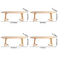 Modern Oval Dining Table Pine Solid Wood Table with Double Pedestal for Home Kitchen Dinner Clearhalo ' dining_table' 'Dining Tables & Seating' 'Dining Tables' 'furn' 'furn_dining_table' 'Furniture' 'furniture_dining_table' 'Kitchen & Dining Furniture' 'kitchen&dining_furn' 'kitchen' 'kitchen_dining_table' 3600846