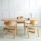 Modern Oval Dining Table Pine Solid Wood Table with Double Pedestal for Home Kitchen Dinner Clearhalo ' dining_table' 'Dining Tables & Seating' 'Dining Tables' 'furn' 'furn_dining_table' 'Furniture' 'furniture_dining_table' 'Kitchen & Dining Furniture' 'kitchen&dining_furn' 'kitchen' 'kitchen_dining_table' 3600848