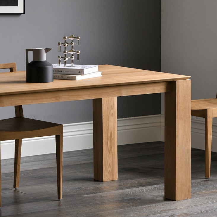Rectangle Pine Solid Wood Table Modern Dining Table with 4 Legs for Restaurant Living Room Clearhalo ' dining_table' 'Dining Tables & Seating' 'Dining Tables' 'furn' 'furn_dining_table' 'Furniture' 'furniture_dining_table' 'Kitchen & Dining Furniture' 'kitchen&dining_furn' 'kitchen' 'kitchen_dining_table' 3600882