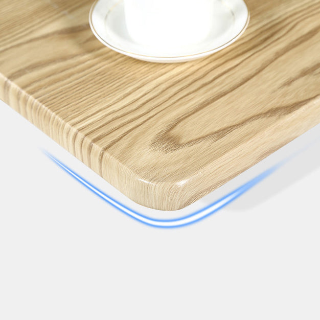 Simple Home Wood Dining Table Rectangle Shape Dining Table with Wood Pedestal Base Clearhalo ' dining_table' 'Dining Tables & Seating' 'Dining Tables' 'furn' 'furn_dining_table' 'Furniture' 'furniture_dining_table' 'Kitchen & Dining Furniture' 'kitchen&dining_furn' 'kitchen' 'kitchen_dining_table' 3600952