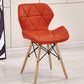 Glam Style Leather Dining Room Chair Multicolor Curved Side Chair for Home Red 1 Piece Clearhalo ' kitchen&dining_furn' 'Dining Chairs' 'Dining Tables & Seating' 'dining_chair' 'Furniture' 'furniture_dining_chair' 'Kitchen & Dining Furniture' 'kitchen' 3603315