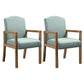 Contemporary Kitchen Square Dining Chair Parsons Dining Side Chair with Wooden Legs Mint Green Fabric 2 Piece Set Clearhalo ' kitchen&dining_furn' 'Dining Chairs' 'Dining Tables & Seating' 'dining_chair' 'furn' 'furn_dining_chair' 'Furniture' 'furniture_dining_chair' 'Kitchen & Dining Furniture' 'kitchen' 3621065