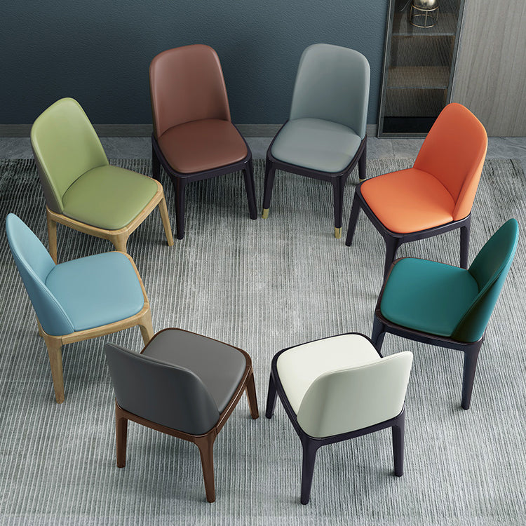 Industrial Style Side Chairs Oak Solid Wood Dining Room Side Chair Set Clearhalo ' kitchen&dining_furn' 'Dining Chairs' 'Dining Tables & Seating' 'dining_chair' 'furn' 'furn_dining_chair' 'Furniture' 'furniture_dining_chair' 'Kitchen & Dining Furniture' 'kitchen' 3621085