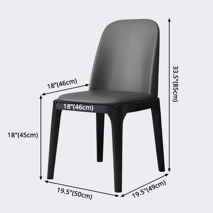Industrial Style Side Chairs Oak Solid Wood Dining Room Side Chair Set Clearhalo ' kitchen&dining_furn' 'Dining Chairs' 'Dining Tables & Seating' 'dining_chair' 'furn' 'furn_dining_chair' 'Furniture' 'furniture_dining_chair' 'Kitchen & Dining Furniture' 'kitchen' 3621094