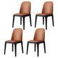 Industrial Style Side Chairs Oak Solid Wood Dining Room Side Chair Set Orange 4 Piece Set Black Clearhalo ' kitchen&dining_furn' 'Dining Chairs' 'Dining Tables & Seating' 'dining_chair' 'furn' 'furn_dining_chair' 'Furniture' 'furniture_dining_chair' 'Kitchen & Dining Furniture' 'kitchen' 3621096