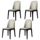 Industrial Style Side Chairs Oak Solid Wood Dining Room Side Chair Set Off-White 4 Piece Set Black Clearhalo ' kitchen&dining_furn' 'Dining Chairs' 'Dining Tables & Seating' 'dining_chair' 'furn' 'furn_dining_chair' 'Furniture' 'furniture_dining_chair' 'Kitchen & Dining Furniture' 'kitchen' 3621100