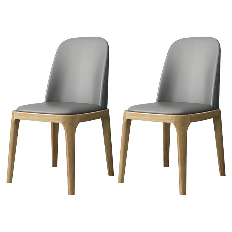 Industrial Style Side Chairs Oak Solid Wood Dining Room Side Chair Set Light Gray 2 Piece Set Natural Wood Clearhalo ' kitchen&dining_furn' 'Dining Chairs' 'Dining Tables & Seating' 'dining_chair' 'furn' 'furn_dining_chair' 'Furniture' 'furniture_dining_chair' 'Kitchen & Dining Furniture' 'kitchen' 3621105