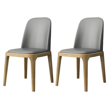 Industrial Style Side Chairs Oak Solid Wood Dining Room Side Chair Set Light Gray 2 Piece Set Natural Wood Clearhalo ' kitchen&dining_furn' 'Dining Chairs' 'Dining Tables & Seating' 'dining_chair' 'furn' 'furn_dining_chair' 'Furniture' 'furniture_dining_chair' 'Kitchen & Dining Furniture' 'kitchen' 3621105