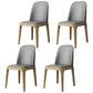 Industrial Style Side Chairs Oak Solid Wood Dining Room Side Chair Set Light Gray 4 Piece Set Natural Wood Clearhalo ' kitchen&dining_furn' 'Dining Chairs' 'Dining Tables & Seating' 'dining_chair' 'furn' 'furn_dining_chair' 'Furniture' 'furniture_dining_chair' 'Kitchen & Dining Furniture' 'kitchen' 3621106