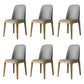 Industrial Style Side Chairs Oak Solid Wood Dining Room Side Chair Set Light Gray 6 Piece Set Natural Wood Clearhalo ' kitchen&dining_furn' 'Dining Chairs' 'Dining Tables & Seating' 'dining_chair' 'furn' 'furn_dining_chair' 'Furniture' 'furniture_dining_chair' 'Kitchen & Dining Furniture' 'kitchen' 3621107