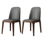 Industrial Style Side Chairs Oak Solid Wood Dining Room Side Chair Set Grey 2 Piece Set Walnut Clearhalo ' kitchen&dining_furn' 'Dining Chairs' 'Dining Tables & Seating' 'dining_chair' 'furn' 'furn_dining_chair' 'Furniture' 'furniture_dining_chair' 'Kitchen & Dining Furniture' 'kitchen' 3621111