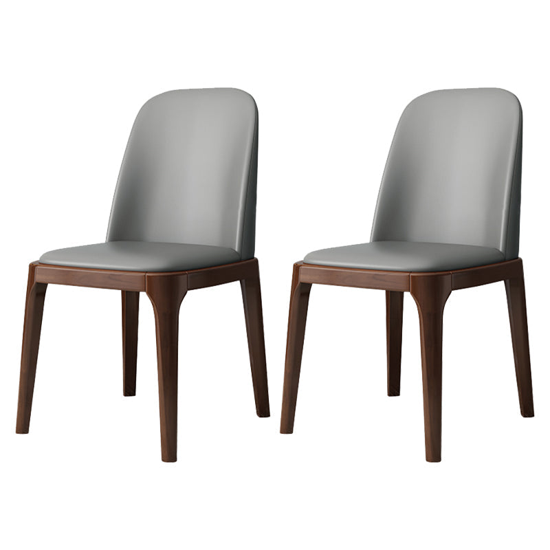 Industrial Style Side Chairs Oak Solid Wood Dining Room Side Chair Set Light Gray 2 Piece Set Walnut Clearhalo ' kitchen&dining_furn' 'Dining Chairs' 'Dining Tables & Seating' 'dining_chair' 'furn' 'furn_dining_chair' 'Furniture' 'furniture_dining_chair' 'Kitchen & Dining Furniture' 'kitchen' 3621114