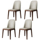 Industrial Style Side Chairs Oak Solid Wood Dining Room Side Chair Set Off-White 4 Piece Set Walnut Clearhalo ' kitchen&dining_furn' 'Dining Chairs' 'Dining Tables & Seating' 'dining_chair' 'furn' 'furn_dining_chair' 'Furniture' 'furniture_dining_chair' 'Kitchen & Dining Furniture' 'kitchen' 3621121