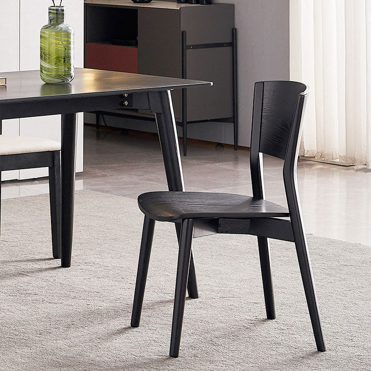 Contemporary Wood Side Dining Chairs Armless Open Back Dining Side Chair for Home Use Clearhalo ' kitchen&dining_furn' 'Dining Chairs' 'Dining Tables & Seating' 'dining_chair' 'furn' 'furn_dining_chair' 'Furniture' 'furniture_dining_chair' 'Kitchen & Dining Furniture' 'kitchen' 3621126