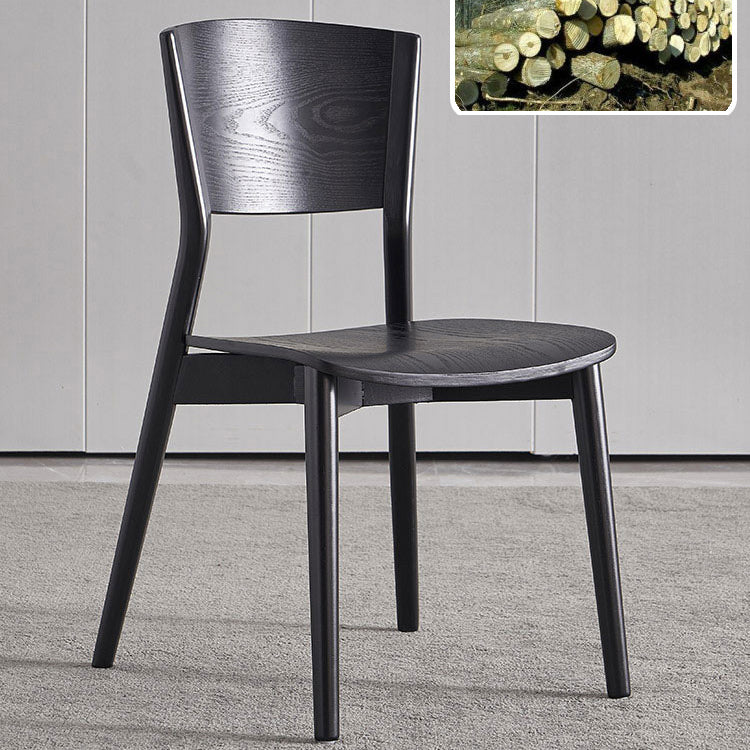 Contemporary Wood Side Dining Chairs Armless Open Back Dining Side Chair for Home Use Clearhalo ' kitchen&dining_furn' 'Dining Chairs' 'Dining Tables & Seating' 'dining_chair' 'furn' 'furn_dining_chair' 'Furniture' 'furniture_dining_chair' 'Kitchen & Dining Furniture' 'kitchen' 3621128