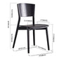 Contemporary Wood Side Dining Chairs Armless Open Back Dining Side Chair for Home Use Clearhalo ' kitchen&dining_furn' 'Dining Chairs' 'Dining Tables & Seating' 'dining_chair' 'furn' 'furn_dining_chair' 'Furniture' 'furniture_dining_chair' 'Kitchen & Dining Furniture' 'kitchen' 3621140