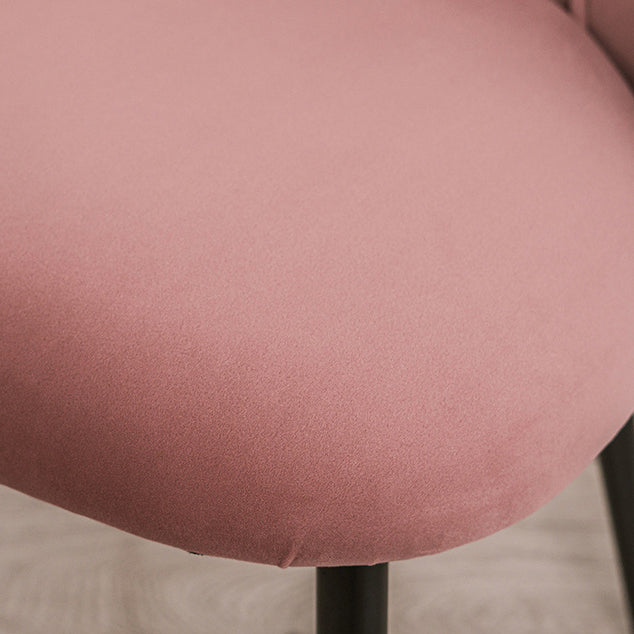 Modern Solid Back Kitchen Dining Side Chair Metal Upholstered Dining Side Chair Clearhalo ' kitchen&dining_furn' 'Dining Chairs' 'Dining Tables & Seating' 'dining_chair' 'furn' 'furn_dining_chair' 'Furniture' 'furniture_dining_chair' 'Kitchen & Dining Furniture' 'kitchen' 3621162