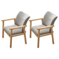 Scandinavian Rubberwood Solid Back Armchair Wood Dining Chair with Natural Legs Light Gray 2 Piece Set Natural Wood Clearhalo ' kitchen&dining_furn' 'Dining Chairs' 'Dining Tables & Seating' 'dining_chair' 'furn' 'furn_dining_chair' 'Furniture' 'furniture_dining_chair' 'Kitchen & Dining Furniture' 'kitchen' 3621186