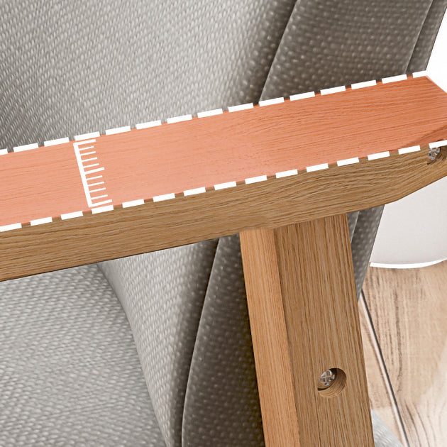 Scandinavian Rubberwood Solid Back Armchair Wood Dining Chair with Natural Legs Clearhalo ' kitchen&dining_furn' 'Dining Chairs' 'Dining Tables & Seating' 'dining_chair' 'furn' 'furn_dining_chair' 'Furniture' 'furniture_dining_chair' 'Kitchen & Dining Furniture' 'kitchen' 3621198