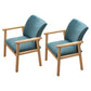 Scandinavian Rubberwood Solid Back Armchair Wood Dining Chair with Natural Legs Dark Green 2 Piece Set Natural Wood Clearhalo ' kitchen&dining_furn' 'Dining Chairs' 'Dining Tables & Seating' 'dining_chair' 'furn' 'furn_dining_chair' 'Furniture' 'furniture_dining_chair' 'Kitchen & Dining Furniture' 'kitchen' 3621202