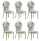 Victorian Dining Room Chair with 4 Wood Legs Parsons Chair for Home Use Blue 6 Piece Set Clearhalo ' kitchen&dining_furn' 'Dining Chairs' 'Dining Tables & Seating' 'dining_chair' 'furn' 'furn_dining_chair' 'Furniture' 'furniture_dining_chair' 'Kitchen & Dining Furniture' 'kitchen' 3621214