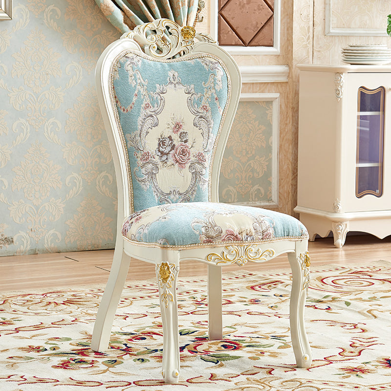 Victorian Dining Room Chair with 4 Wood Legs Parsons Chair for Home Use Clearhalo ' kitchen&dining_furn' 'Dining Chairs' 'Dining Tables & Seating' 'dining_chair' 'furn' 'furn_dining_chair' 'Furniture' 'furniture_dining_chair' 'Kitchen & Dining Furniture' 'kitchen' 3621215