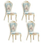 Victorian Dining Room Chair with 4 Wood Legs Parsons Chair for Home Use Light Blue 4 Piece Set Clearhalo ' kitchen&dining_furn' 'Dining Chairs' 'Dining Tables & Seating' 'dining_chair' 'furn' 'furn_dining_chair' 'Furniture' 'furniture_dining_chair' 'Kitchen & Dining Furniture' 'kitchen' 3621218