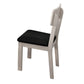 Industrial Wood Open Back Dining Side Chair 15'' Wide Indoor Dining Chair Black 1 Piece White Clearhalo ' kitchen&dining_furn' 'Dining Chairs' 'Dining Tables & Seating' 'dining_chair' 'furn' 'furn_dining_chair' 'Furniture' 'furniture_dining_chair' 'Kitchen & Dining Furniture' 'kitchen' 3621248