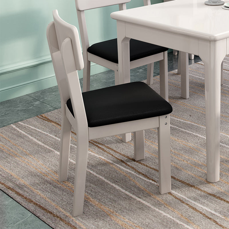 Industrial Wood Open Back Dining Side Chair 15'' Wide Indoor Dining Chair Clearhalo ' kitchen&dining_furn' 'Dining Chairs' 'Dining Tables & Seating' 'dining_chair' 'furn' 'furn_dining_chair' 'Furniture' 'furniture_dining_chair' 'Kitchen & Dining Furniture' 'kitchen' 3621252