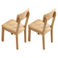 Industrial Wood Open Back Dining Side Chair 15'' Wide Indoor Dining Chair Wood 2 Piece Set Natural Wood Clearhalo ' kitchen&dining_furn' 'Dining Chairs' 'Dining Tables & Seating' 'dining_chair' 'furn' 'furn_dining_chair' 'Furniture' 'furniture_dining_chair' 'Kitchen & Dining Furniture' 'kitchen' 3621267
