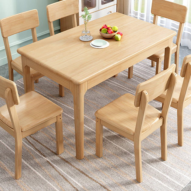 Industrial Wood Open Back Dining Side Chair 15'' Wide Indoor Dining Chair Clearhalo ' kitchen&dining_furn' 'Dining Chairs' 'Dining Tables & Seating' 'dining_chair' 'furn' 'furn_dining_chair' 'Furniture' 'furniture_dining_chair' 'Kitchen & Dining Furniture' 'kitchen' 3621270