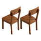 Industrial Wood Open Back Dining Side Chair 15'' Wide Indoor Dining Chair Walnut 2 Piece Set Walnut Clearhalo ' kitchen&dining_furn' 'Dining Chairs' 'Dining Tables & Seating' 'dining_chair' 'furn' 'furn_dining_chair' 'Furniture' 'furniture_dining_chair' 'Kitchen & Dining Furniture' 'kitchen' 3621275