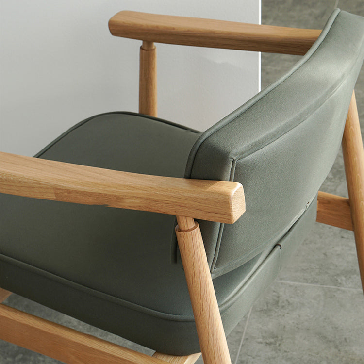 Minimalist Kitchen Solid Wood Dining Arm Chair Opening Back Dining Arm Chair Clearhalo ' kitchen&dining_furn' 'Dining Chairs' 'Dining Tables & Seating' 'dining_chair' 'furn' 'furn_dining_chair' 'Furniture' 'furniture_dining_chair' 'Kitchen & Dining Furniture' 'kitchen' 3621348